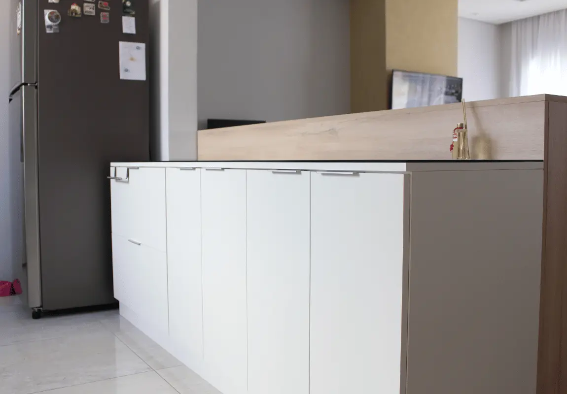 cozinha em mdf branco